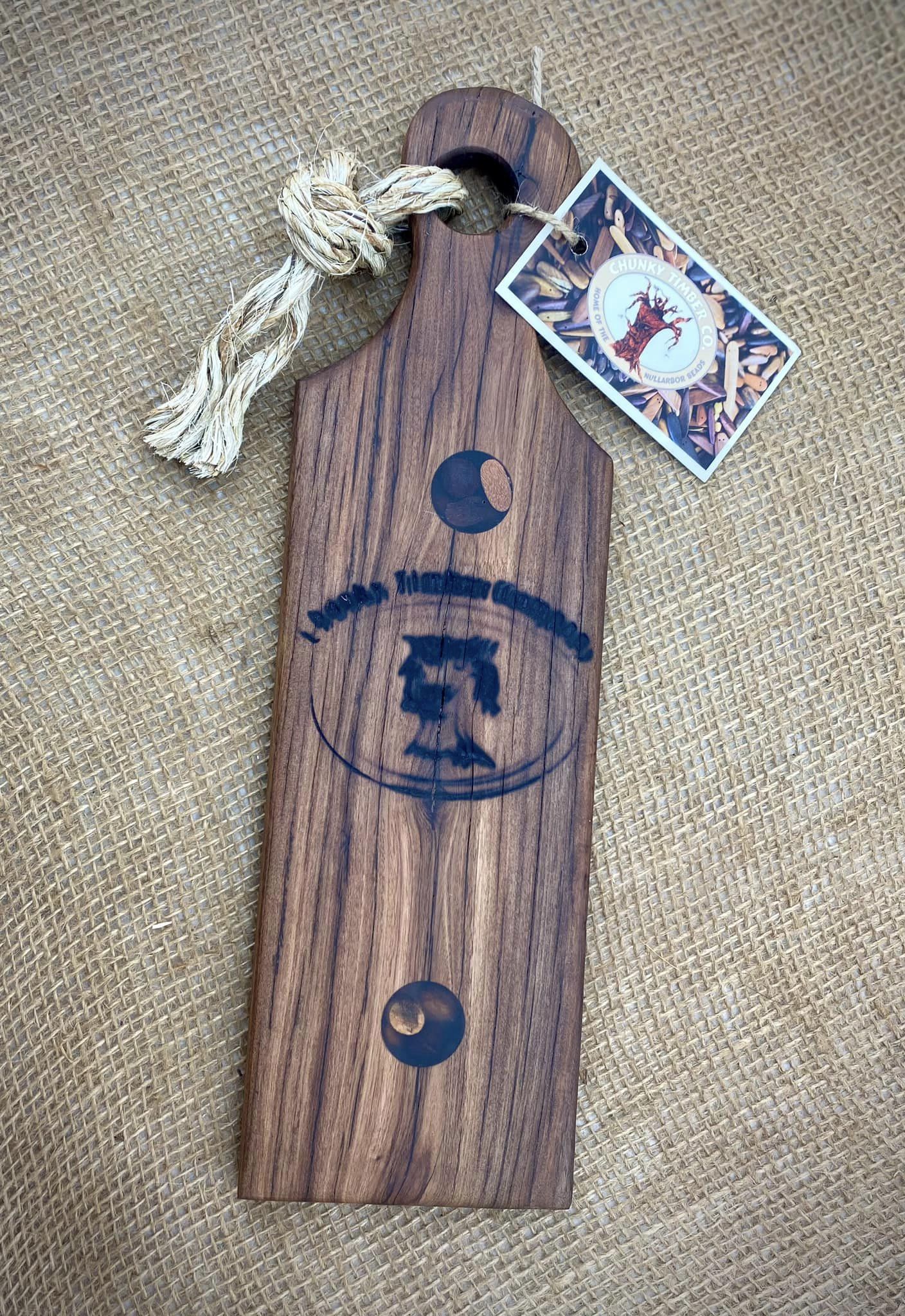 Solid Timber Paddle Board (small)